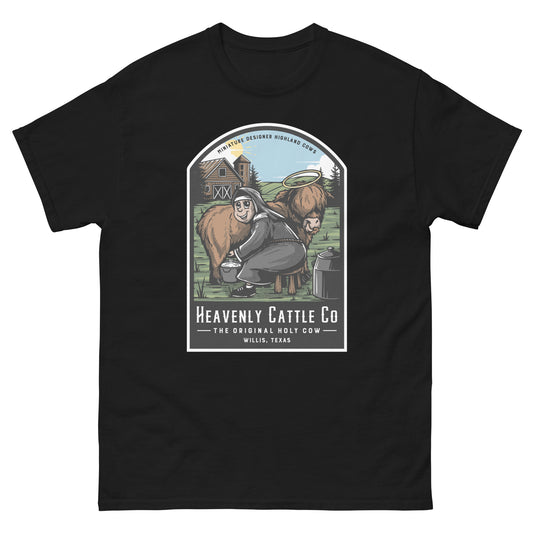 HCCo Men's classic tee Nun Milking Holy Cow