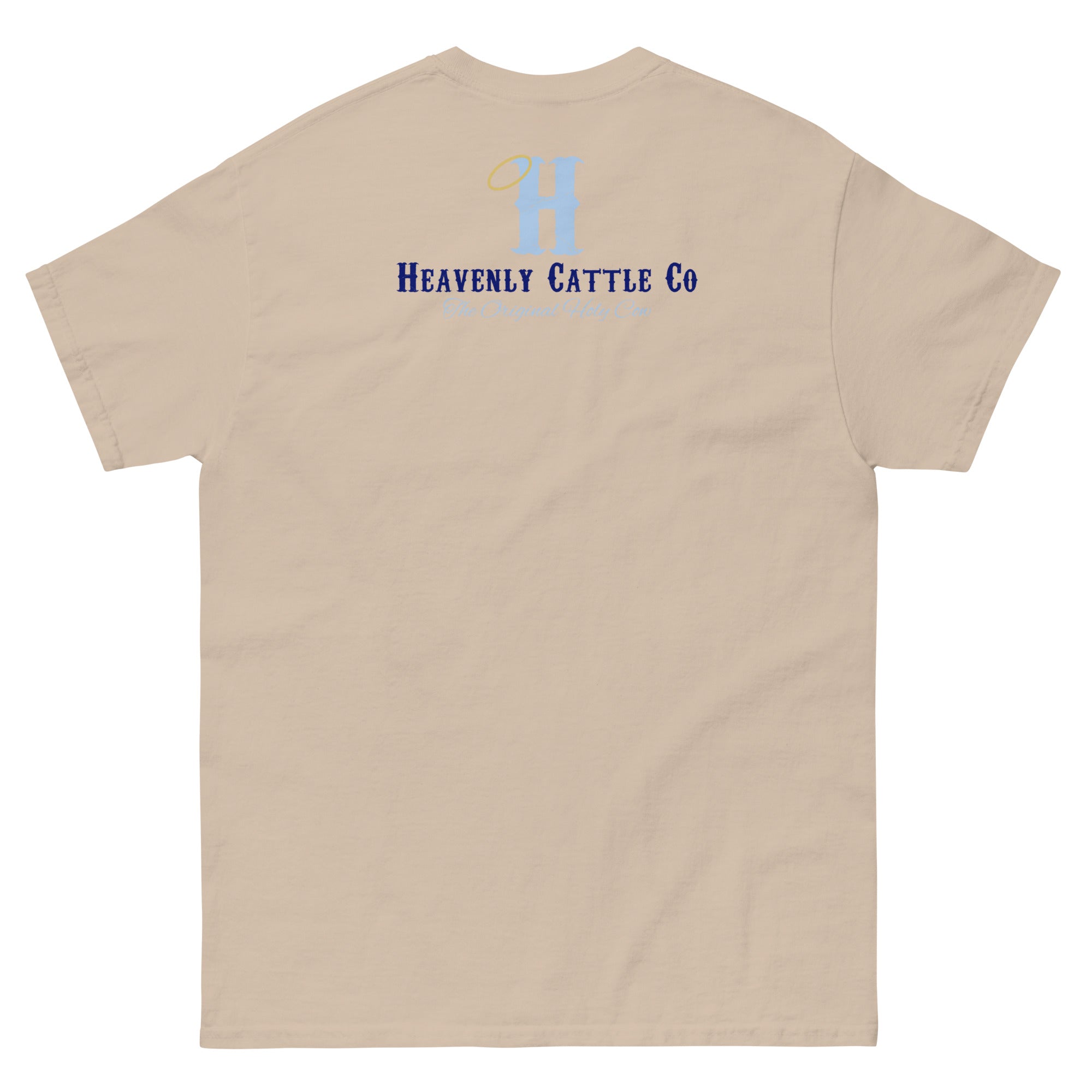 HCCo Men's classic tee Friar riding Holy Cow