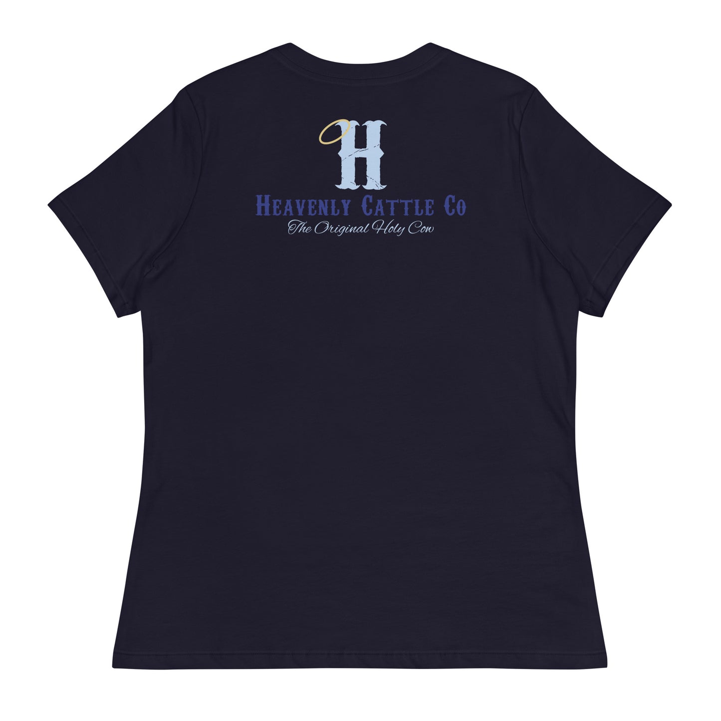 HCCo Women's Relaxed T-Shirt Friar riding Holy Cow